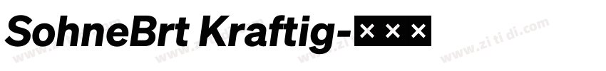 SohneBrt Kraftig字体转换 SohneBrt Kraftig字体转换